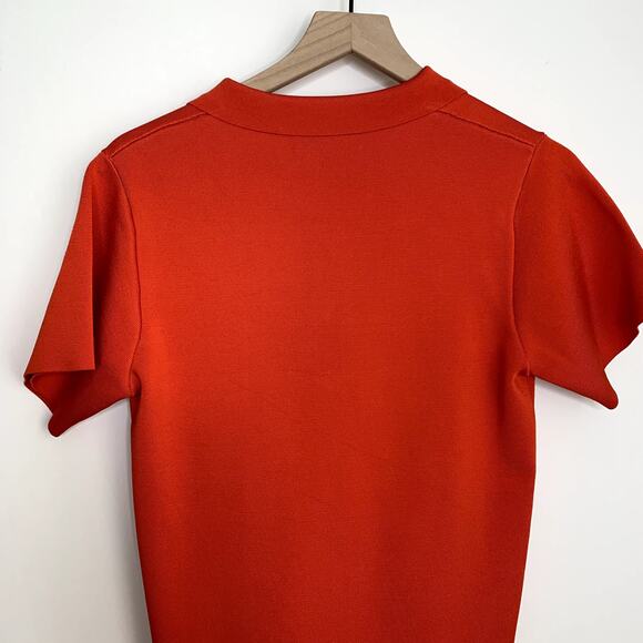 Hanifa Robyn Dress in Flame Red Two Piece Skirt Set Womens XS - Picture 4 of 16